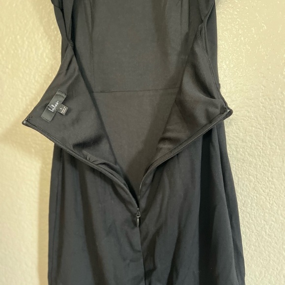Stylish Splendor Black Backless Ruffle Bodycon Midi Dress - Picture 7 of 8